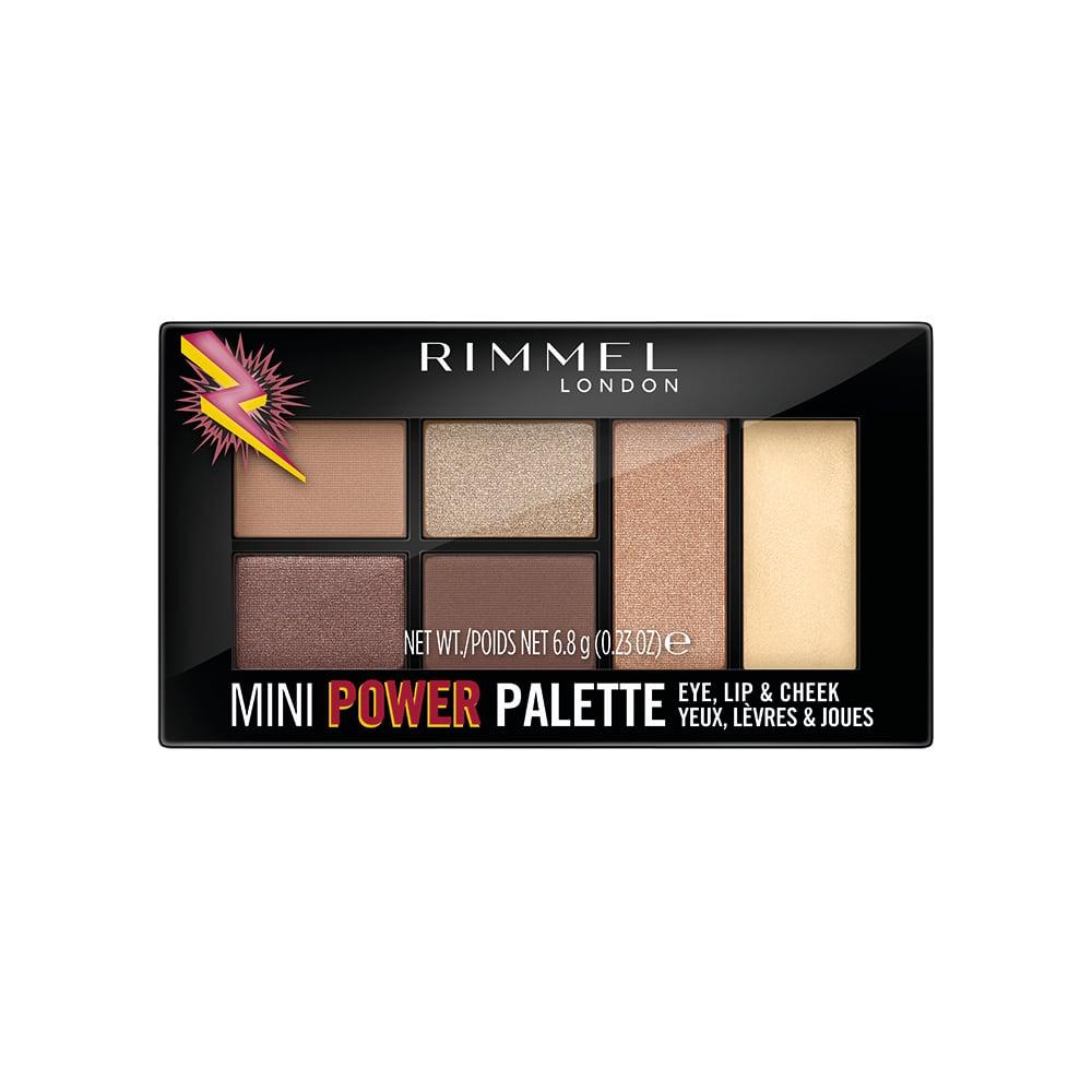 Палетка Rimmel Mini Power Palette 3 в 1, відтінок 001, 6,8 г (8000019185661) - фото 1