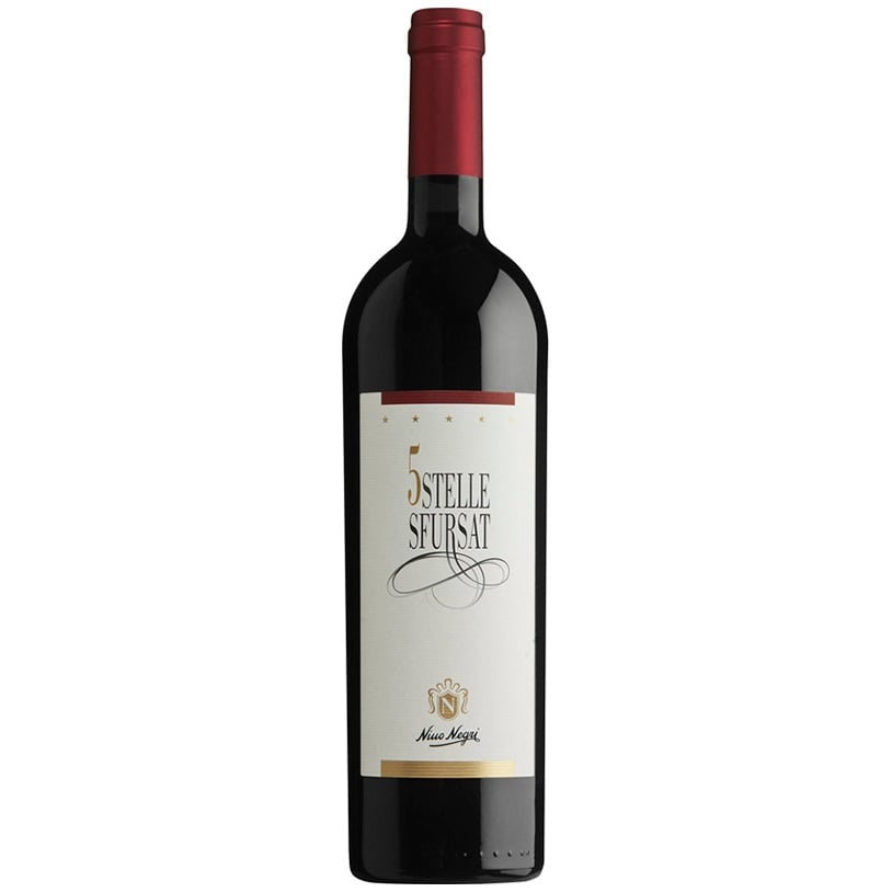 Вино Nino Negri Valtellina DOCG 5 Stelle Sfursat, красное, сухое, 16%, 0,75 л - фото 1