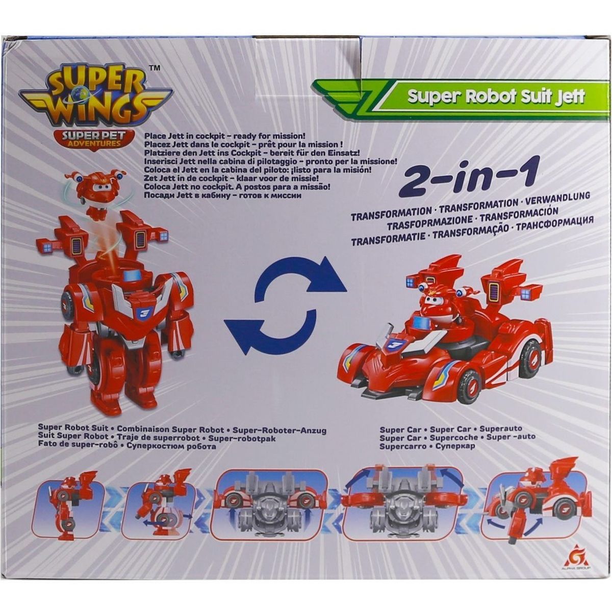 Игровой набор Super Wings Super Robot Suit Джетт (EU770351) - фото 5