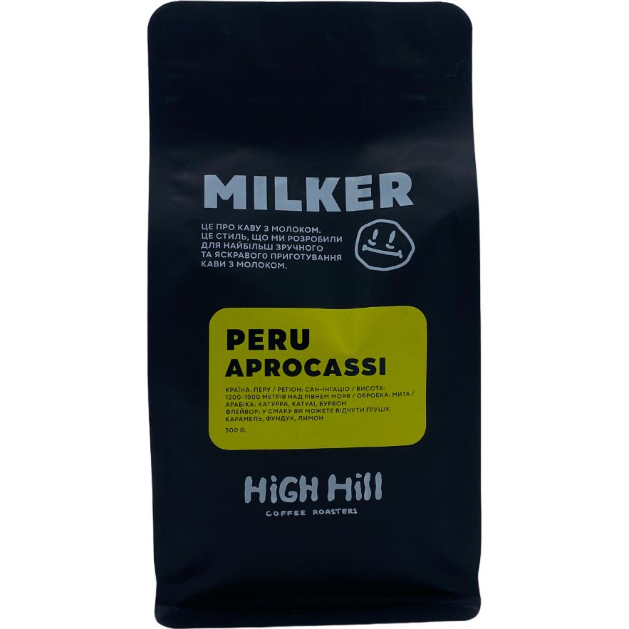 Кофе в зернах High Hill Peru Aprocassi milkler 500 г - фото 1