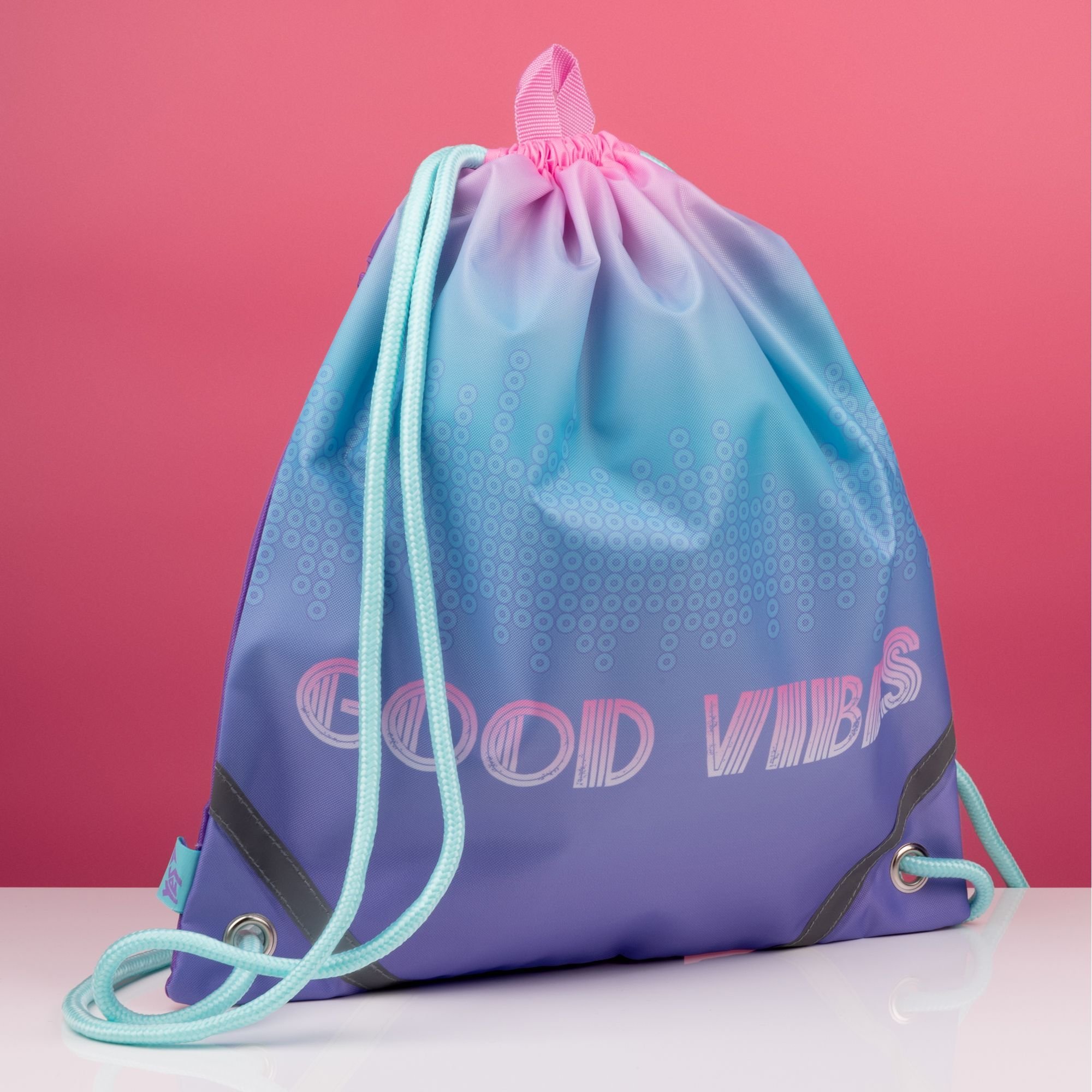 Сумка для обуви Yes SB-10 Good Vibes, фиолетовый (533454) - фото 3