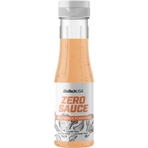 Соус BiotechUSA Zero Sauce Spicy garlic 350 мл - фото 1