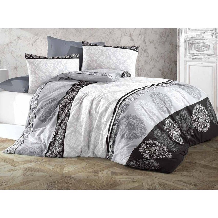 Комплект постельного белья TAG Tekstil с компаньоном 2-спальный 000210904 (R-T9216) - фото 1