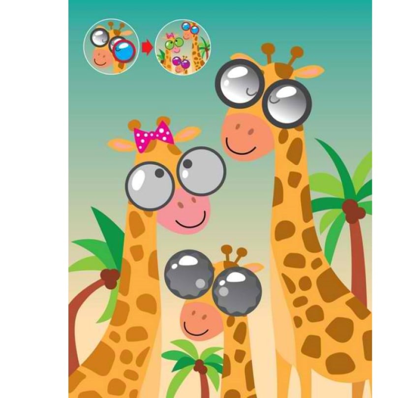 Книга-игра Книжковий хмарочос Удивительные наклейки Жираф - фото 2