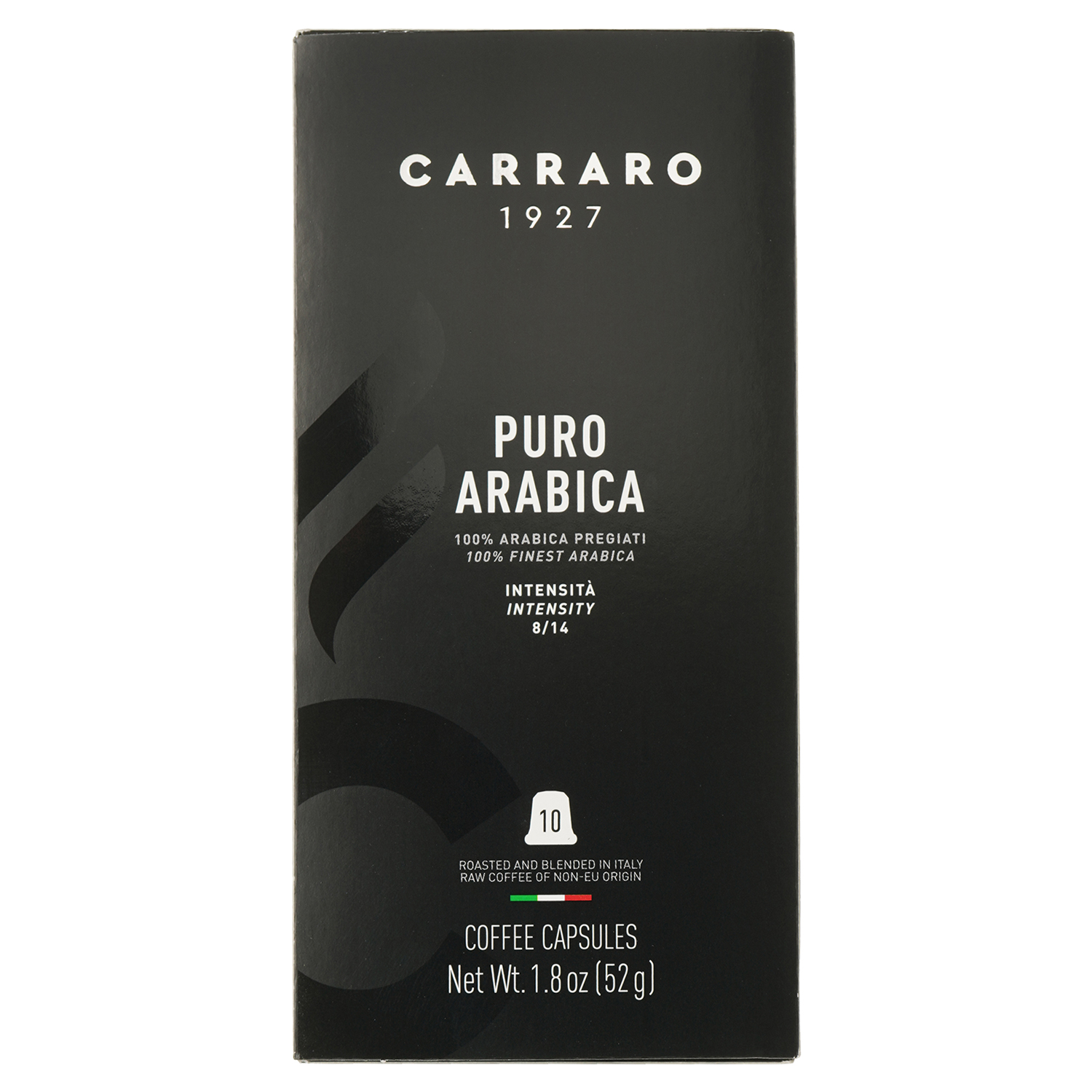 Кава в капсулах Carraro Nespresso Puro Arabica, 10 капсул - фото 1