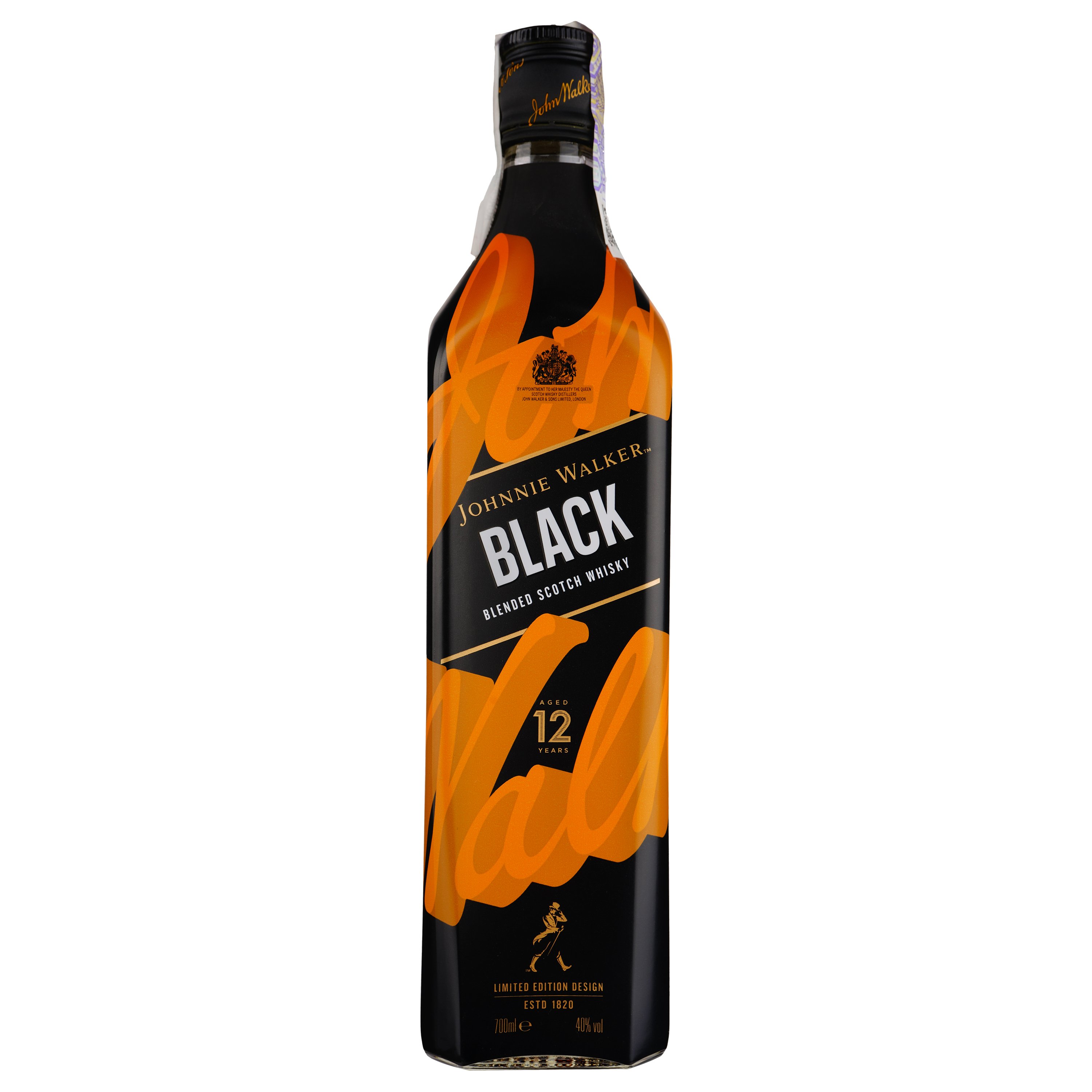Виски Johnnie Walker Black label Icon Blended Scotch Whisky, 40%, 0,7 л - фото 1