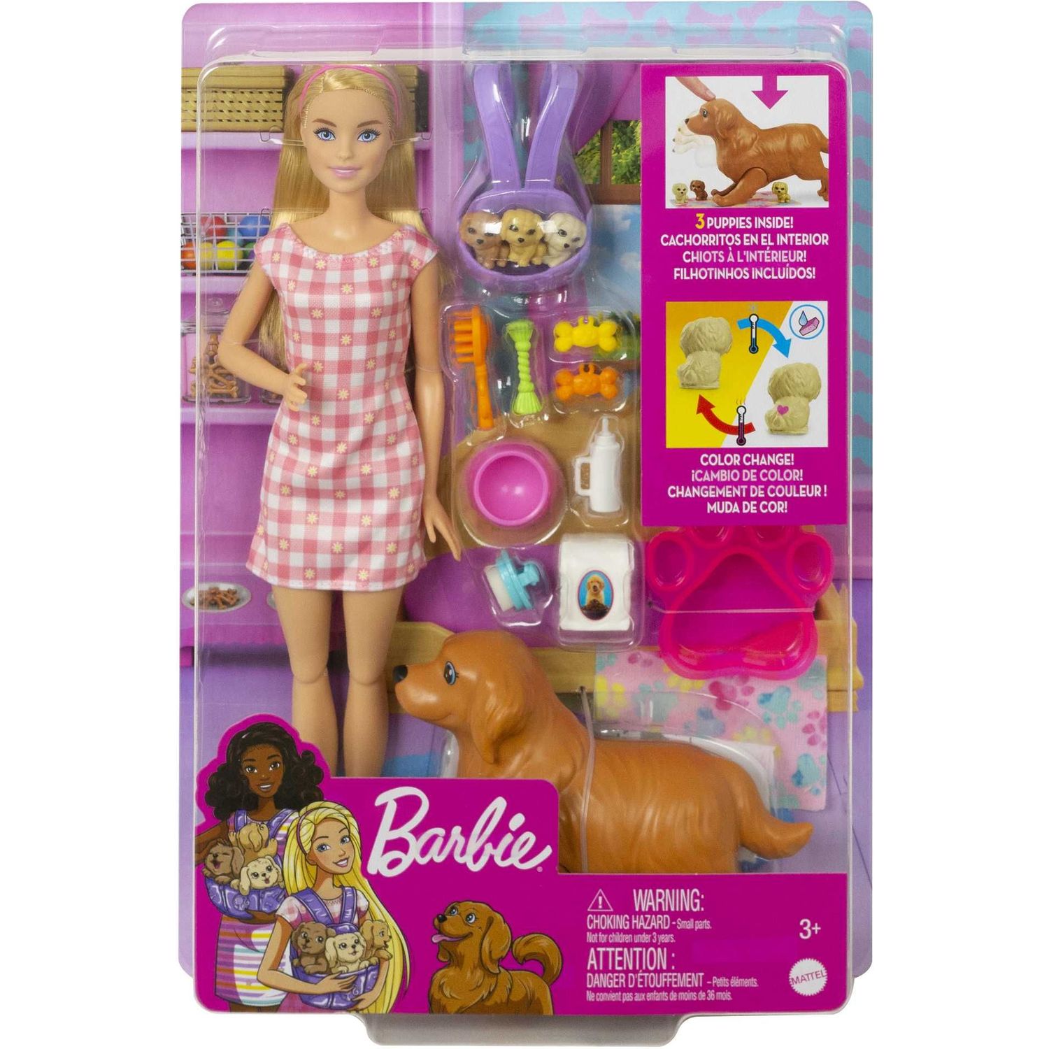Игровой набор Barbie Маленькое трио (HCK75) - фото 2