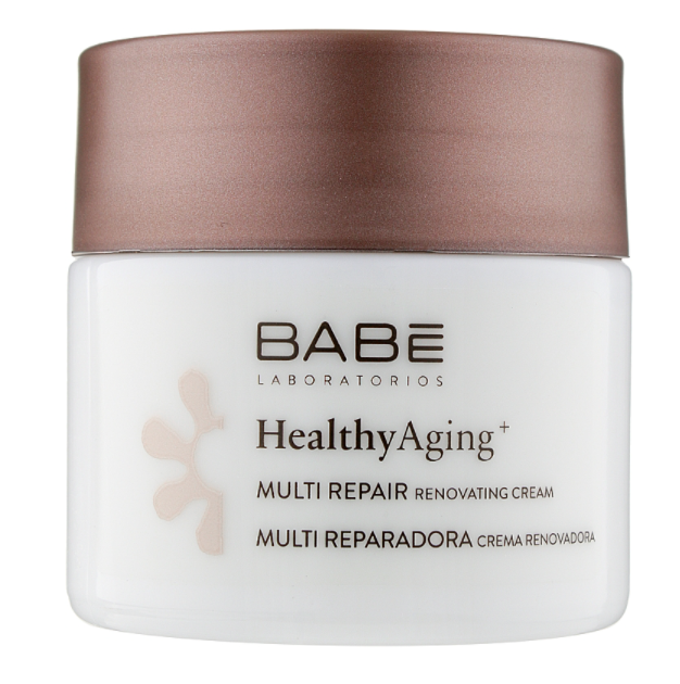 Нічний крем Babe Laboratorios Healthy Aging для обличчя з антивіковим комплексом, 50 мл (8436571630803) - фото 1