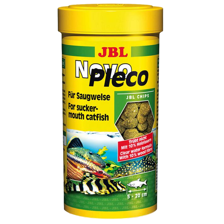 Корм для небольших и средних кольчужных сомов JBL Novo Pleco, 5,5 л - фото 1