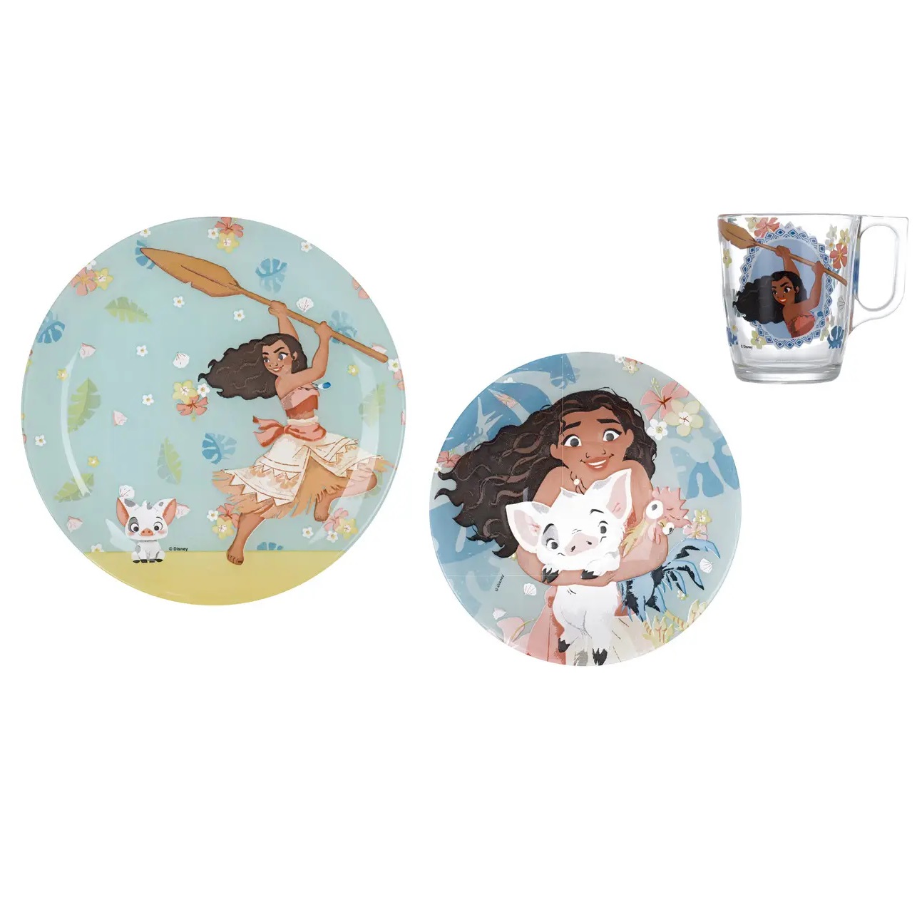 Набор детской посуды Luminarc Disney Vaiana, 3 предмета (P0768) - фото 1