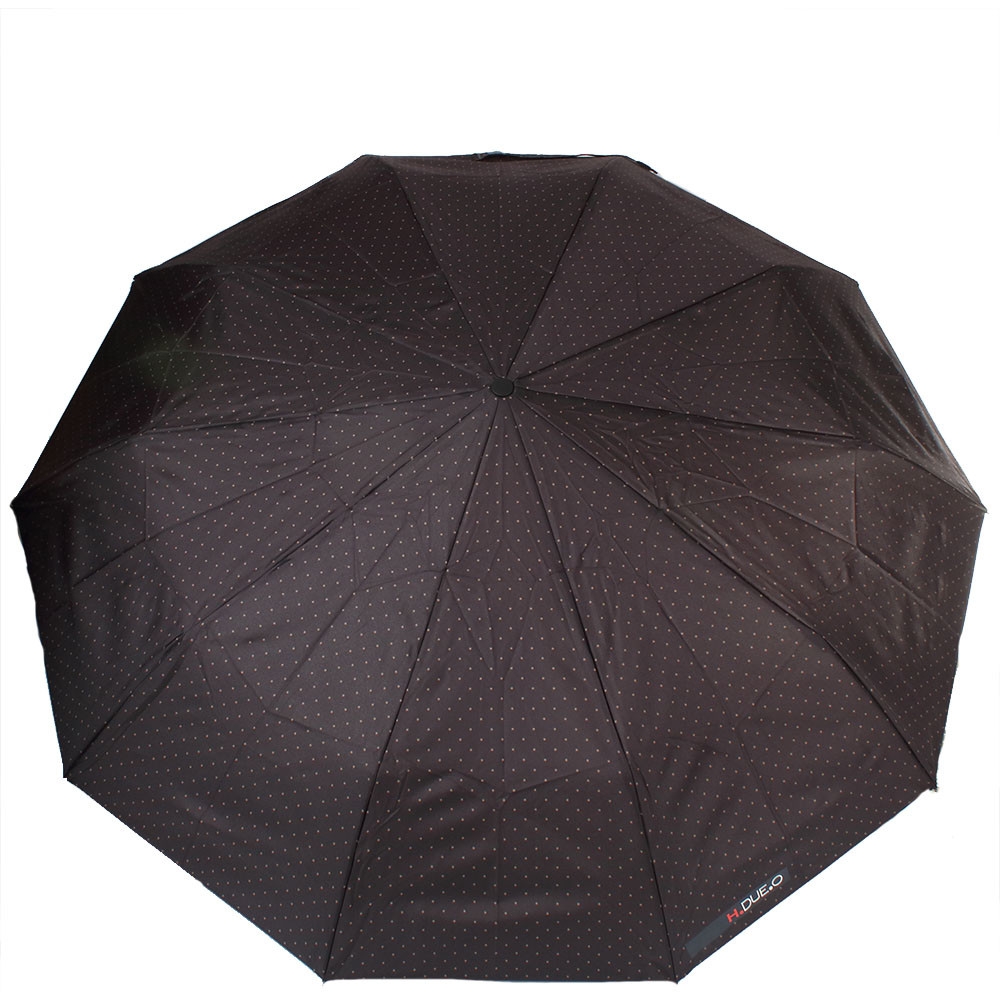 Жіноча складана парасолька повний автомат H.DUE.O 104 см чорна - фото 1