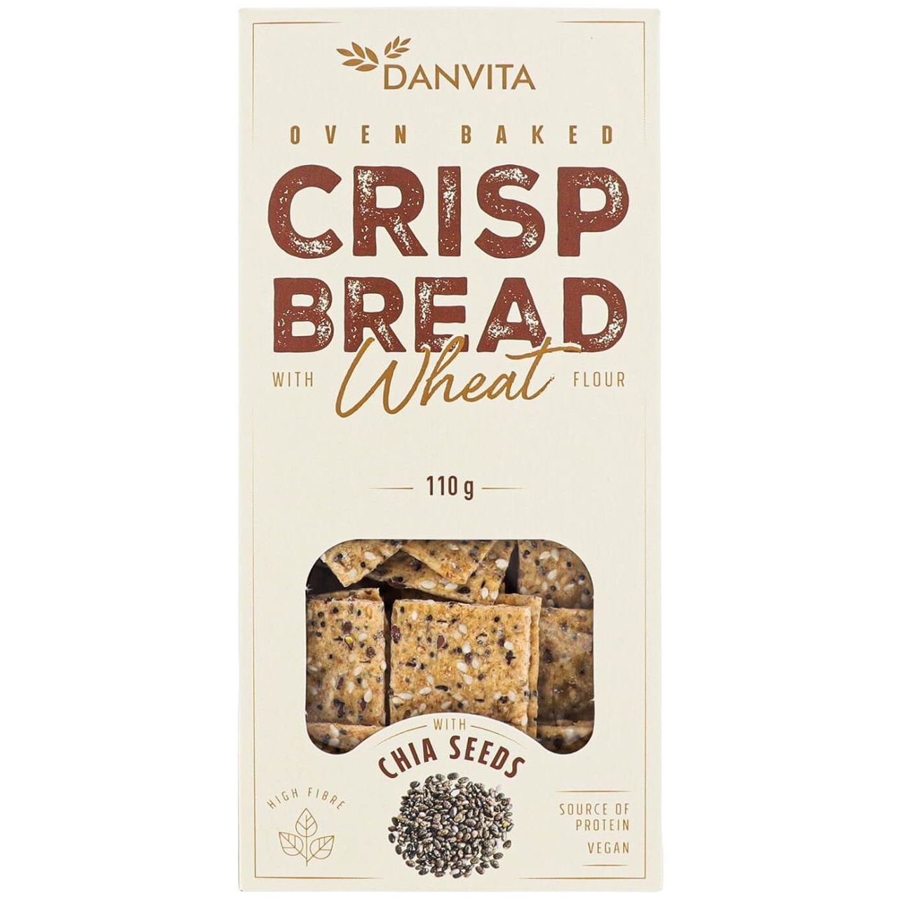 Хлебцы Danvita хрустящие с семенами чиа 110 г (863636) - фото 1