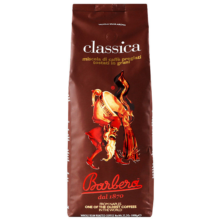 Кофе в зернах Barbera Classica 1 кг - фото 1