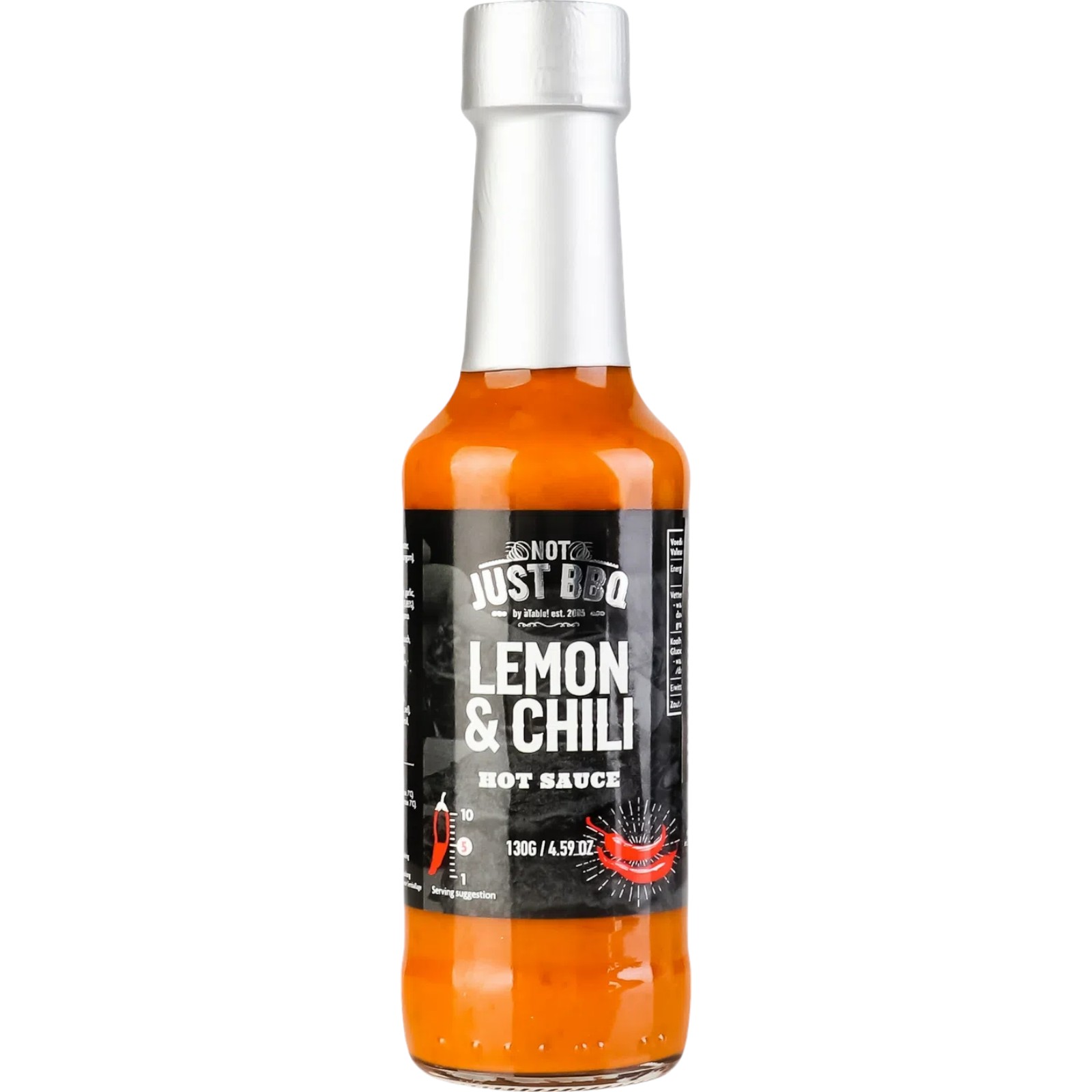 Соус Not Just BBQ Lemon & Chili Hot Sauce острый с лимоном и чили 130 г - фото 1