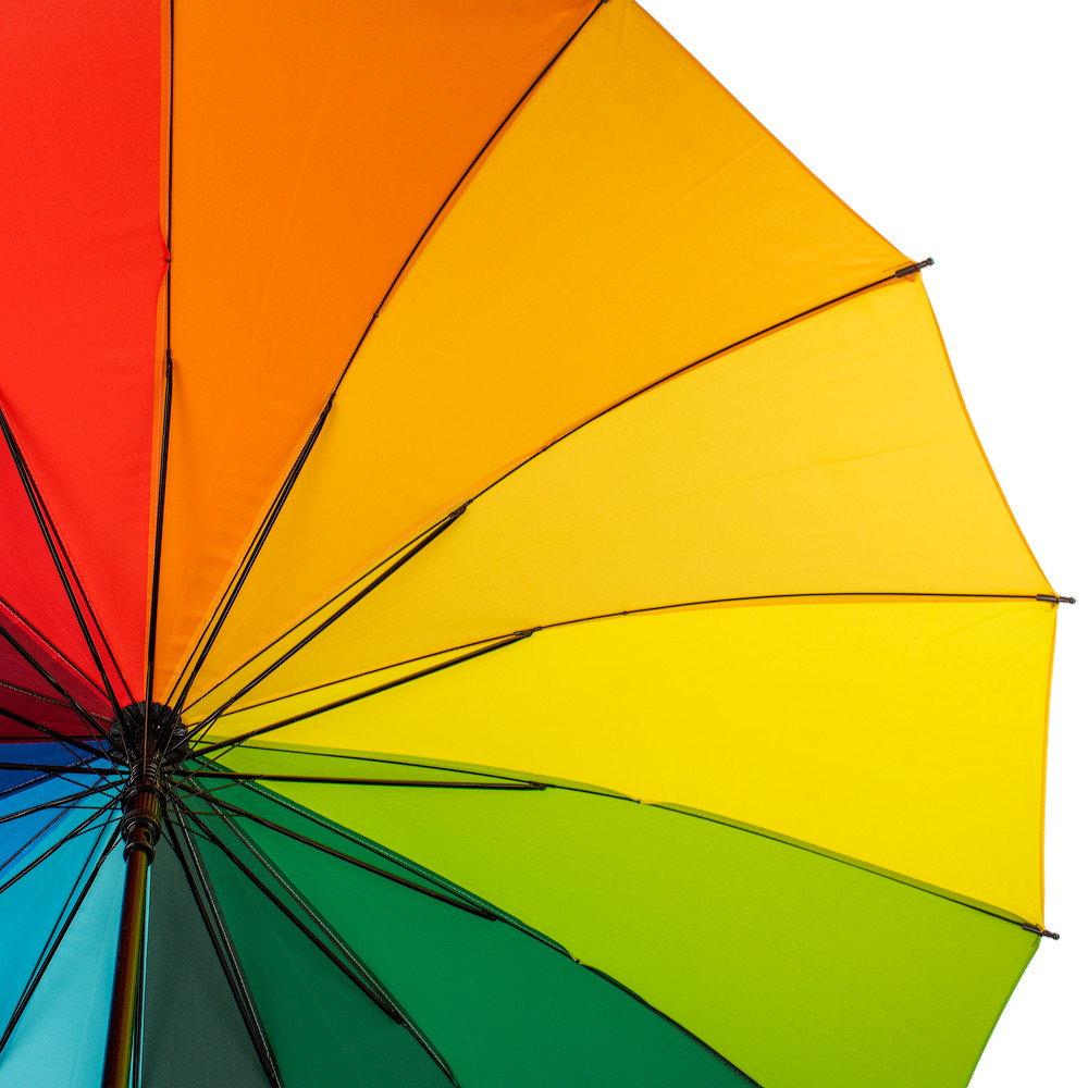 Женский зонт-трость полуавтомат Eterno 113 см разноцветный - фото 4
