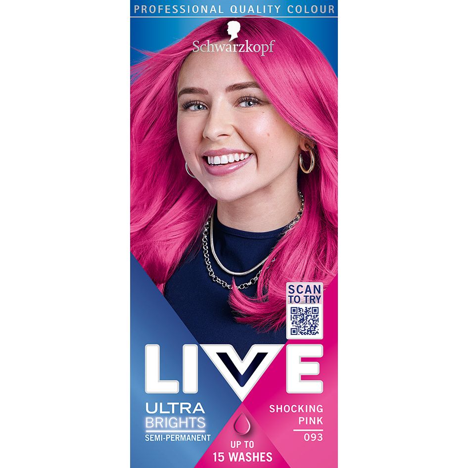 Краска для волос Schwarzkopf Live Ultra Brights 093 Shoking Pink - фото 2