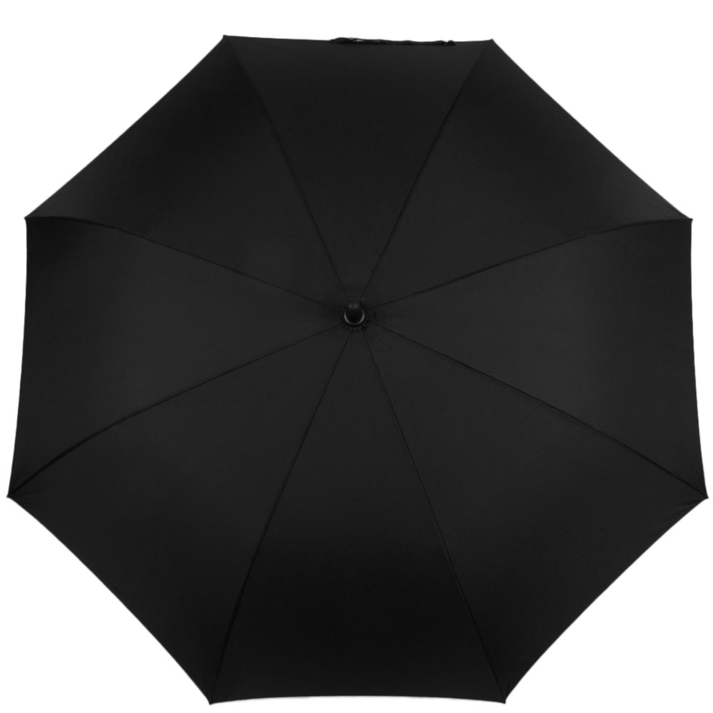 Чоловіча парасолька-палиця напівавтомат Fulton 116 см чорна - фото 2