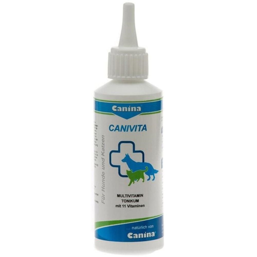 Вітамінізований тонік Canina Canivita для котів та собак, зі швидким ефектом, 100 мл - фото 1