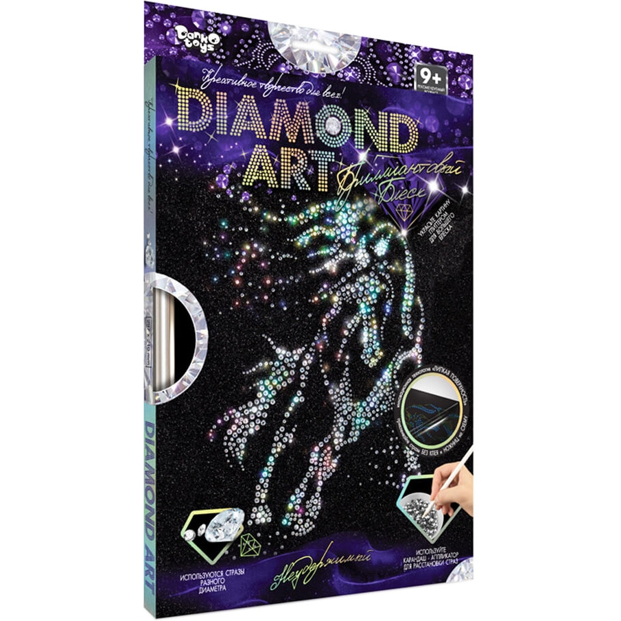 Комплект креативного творчества Danko Toys Diamond Art DAR-01 Безудержный - фото 1