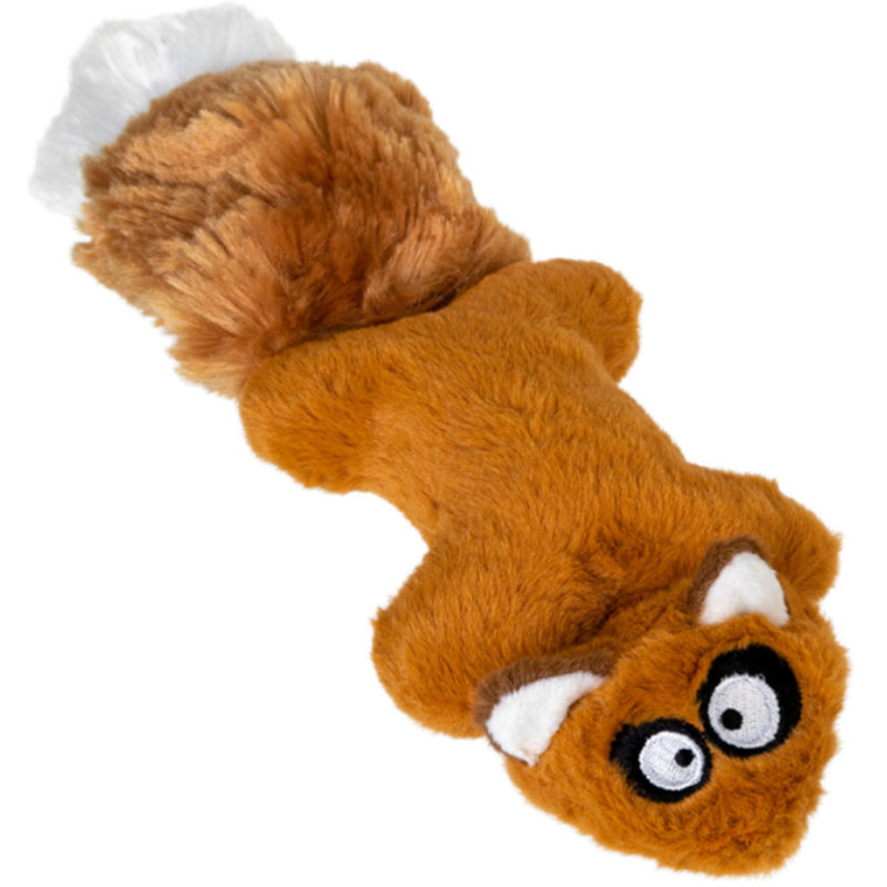 Игрушка для собак GiGwi Plush Белка с 2-мя пищалками, 24 см (75066) - фото 1