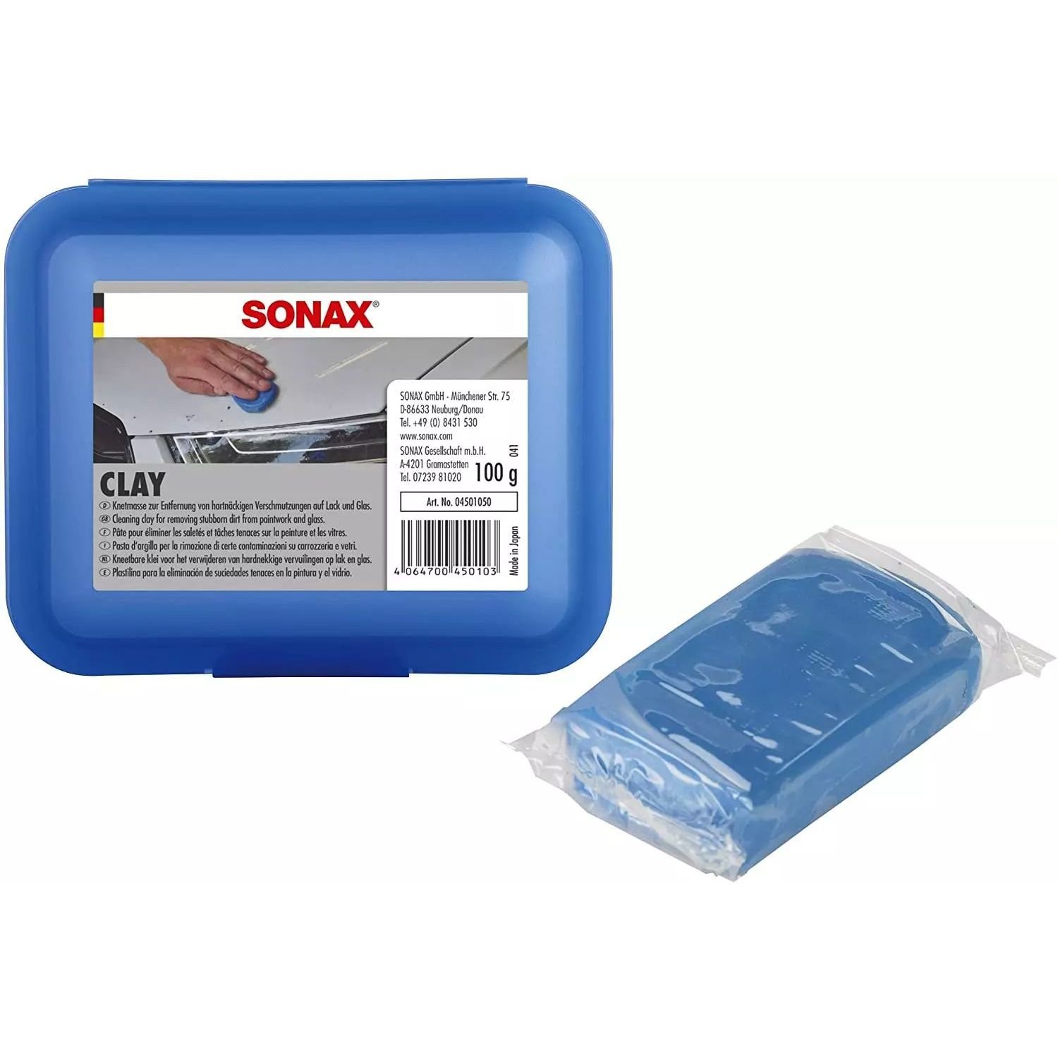Очищуюча маса Sonax, синя, 100 г - фото 2