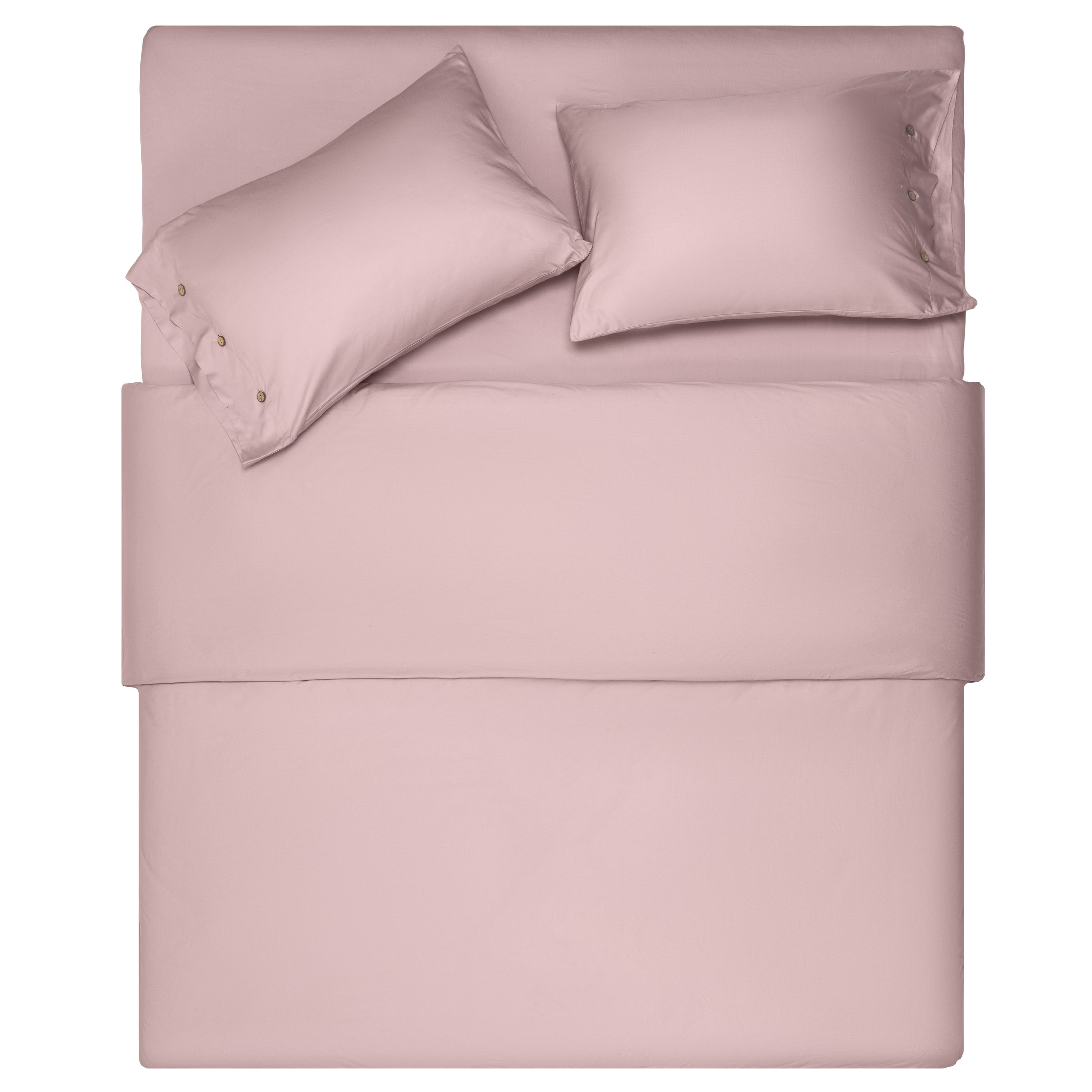 Комплект постельного белья Ardesto Mix&Match сатин двуспальный евро светло-розовый (ART2022SP) - фото 7