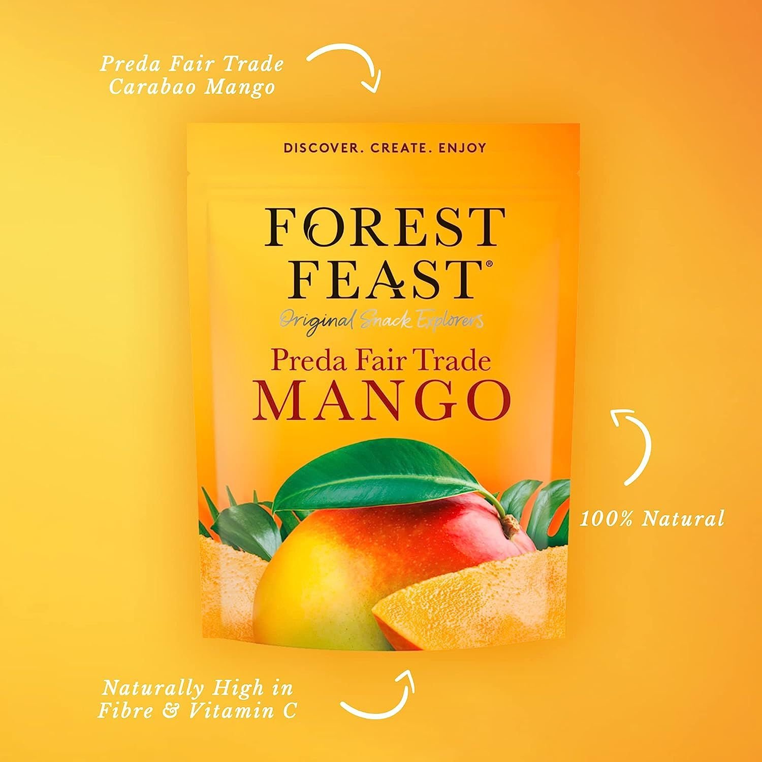 Манго сушеный Forest Feast 100 г - фото 5