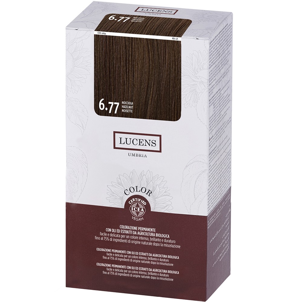 Краска для волос Lucens Color, тон 6.77 (лесной орех), 145 мл (110418) - фото 1