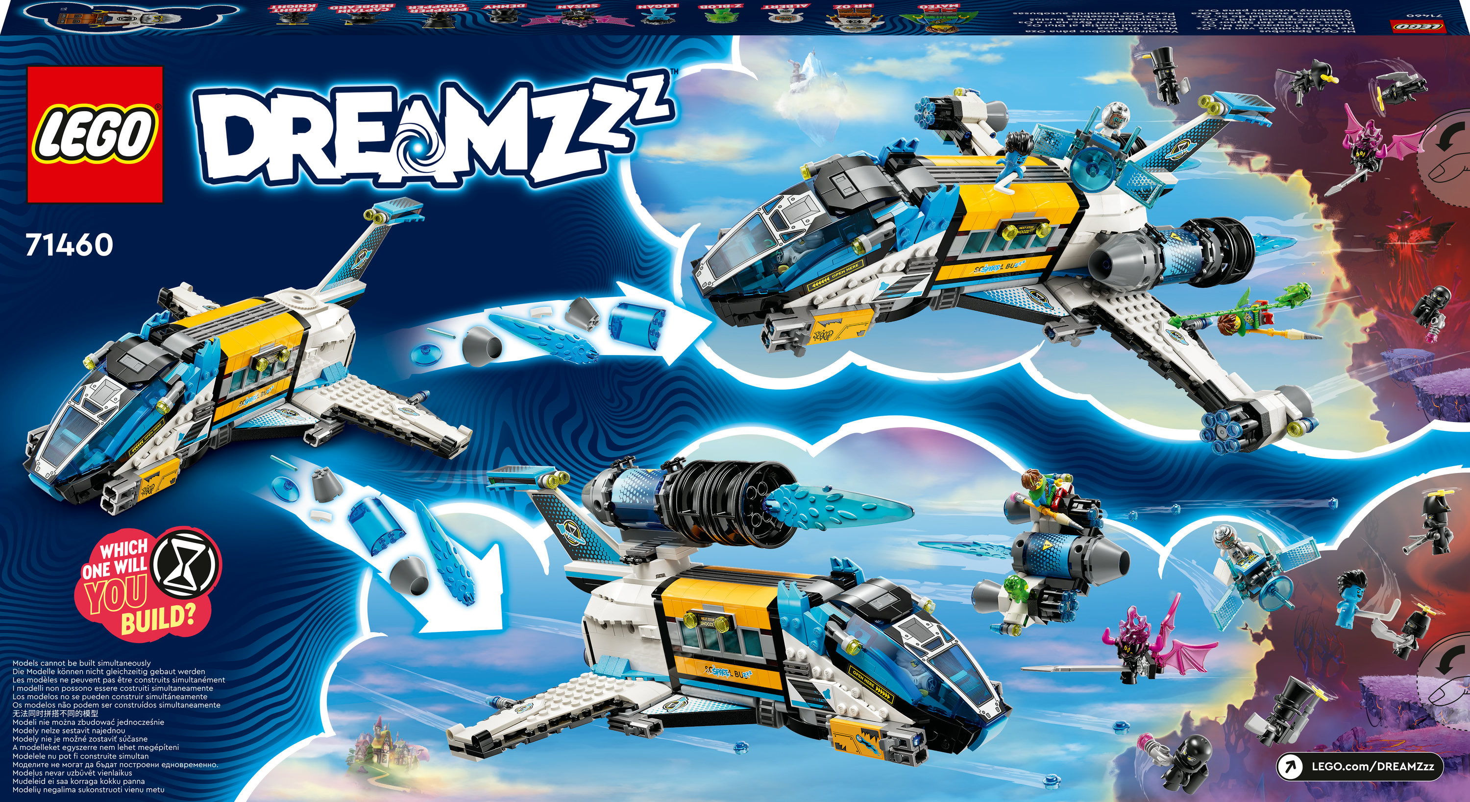 Конструктор LEGO DREAMZzz Космический автобус господина Оза 878 деталей (71460) - фото 9