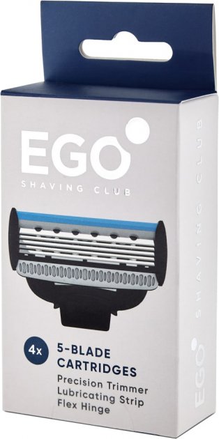 Змінні картриджі Ego Shaving Club Refills, 4 шт. - фото 1