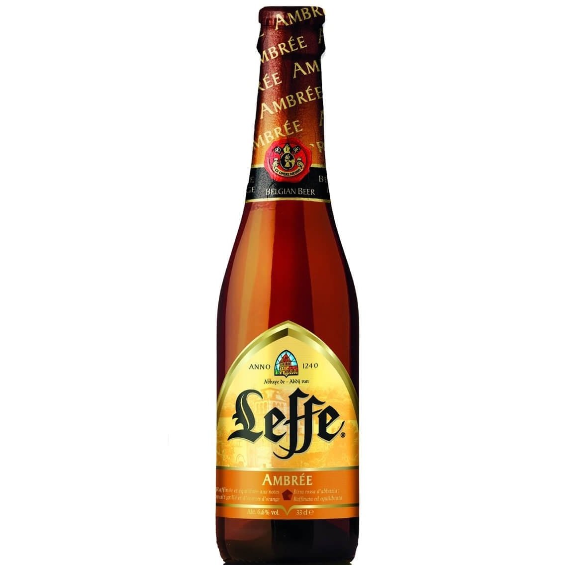 Пиво Leffe Ambree, полутемное, фильтрованное, 6,6%, 0,33 л (767873) - фото 1