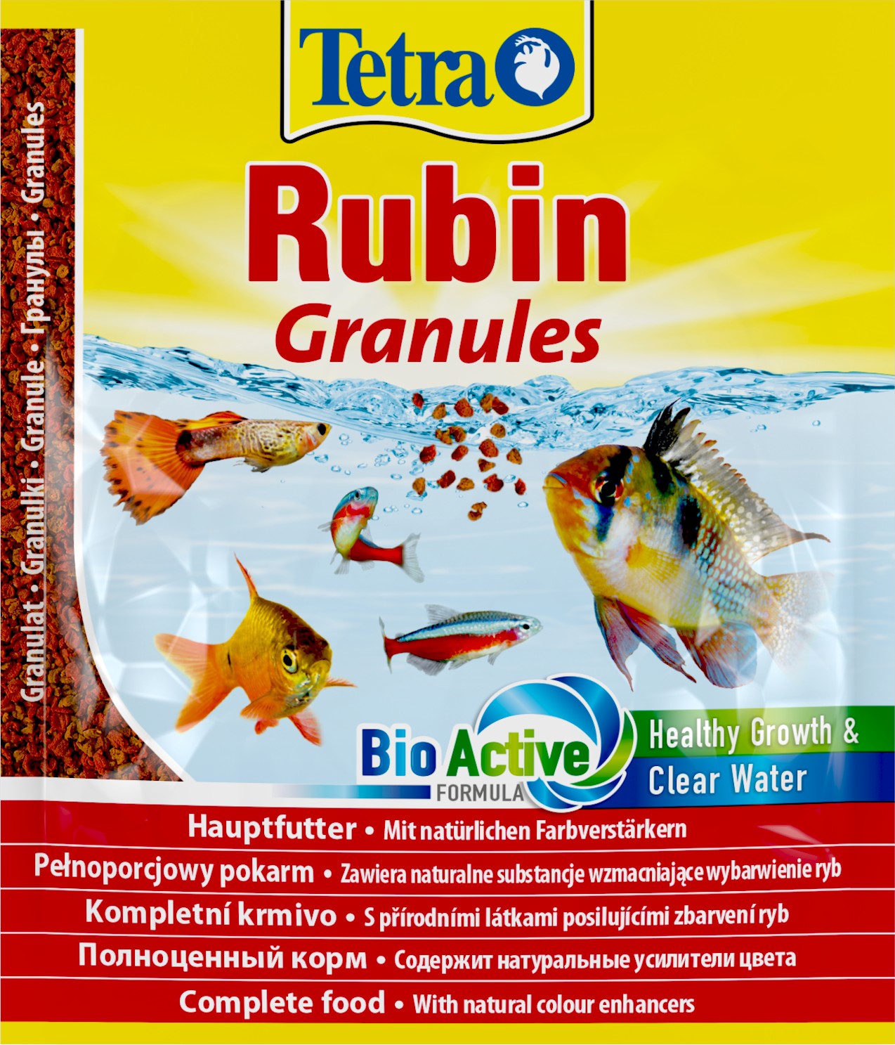 Корм для аквариумных рыбок Tetra Rubin Granules Гранулы для усиления естественной окраски, 15 г (193765) - фото 1