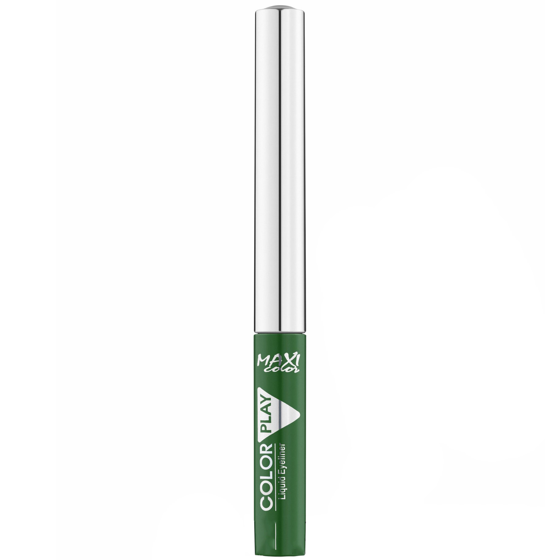 Підводка для очей Maxi Color Color Play Liquid Eyeliner рідка 01 зелена 3.5 мл - фото 1