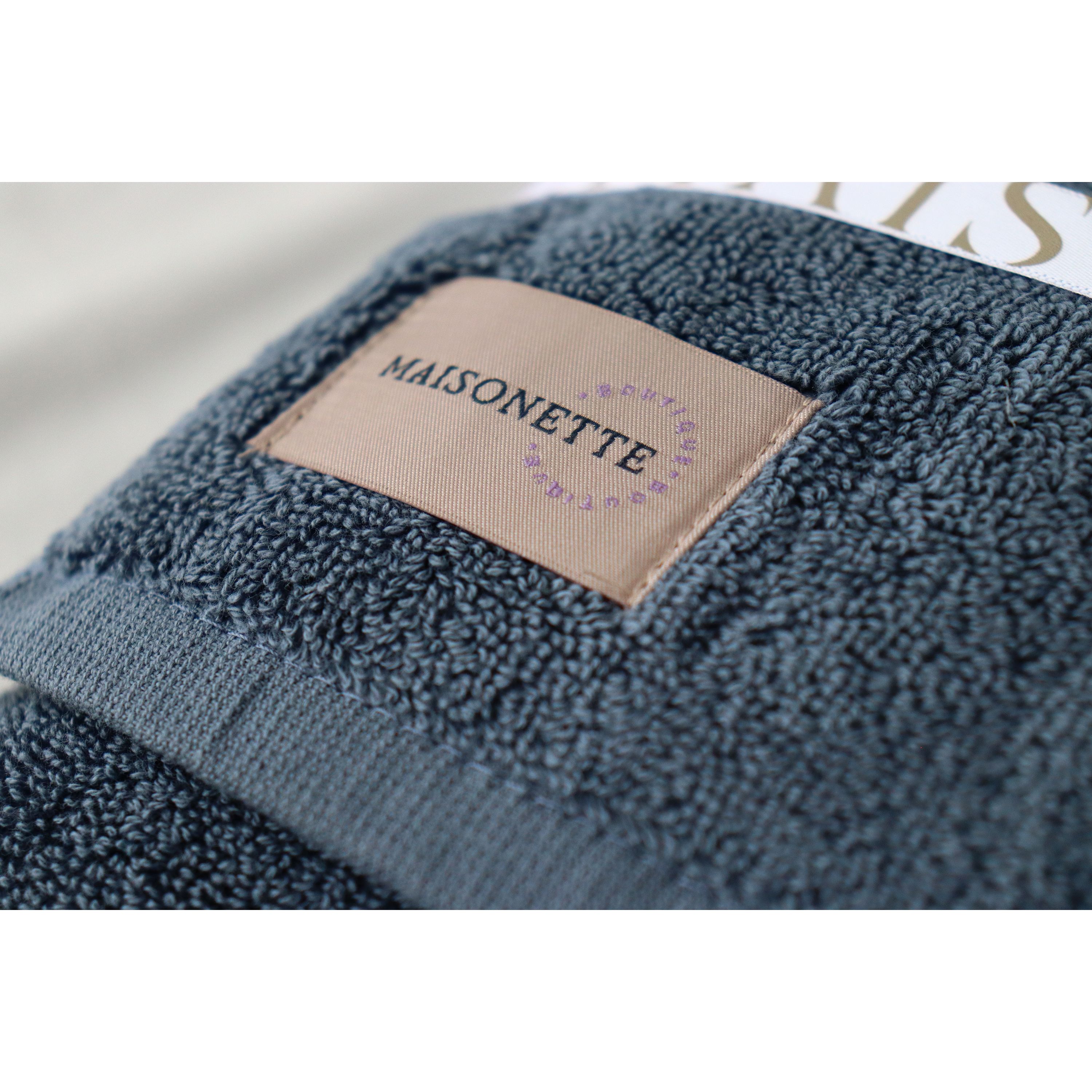 Набор полотенец Maisonette Elegance 147x76 см 2 шт. синий (40603) - фото 4