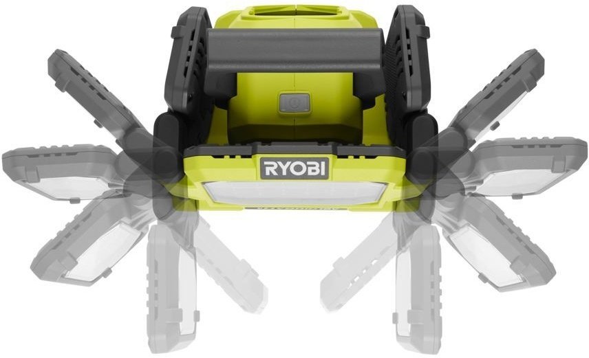 Прожектор панельний Ryobi One+ RLPH18-0 Hybrid, 18V, 3 LED панелі, 3000Lm, 3 режими яскравості, без АКБ та ЗП (5133005397) - фото 3