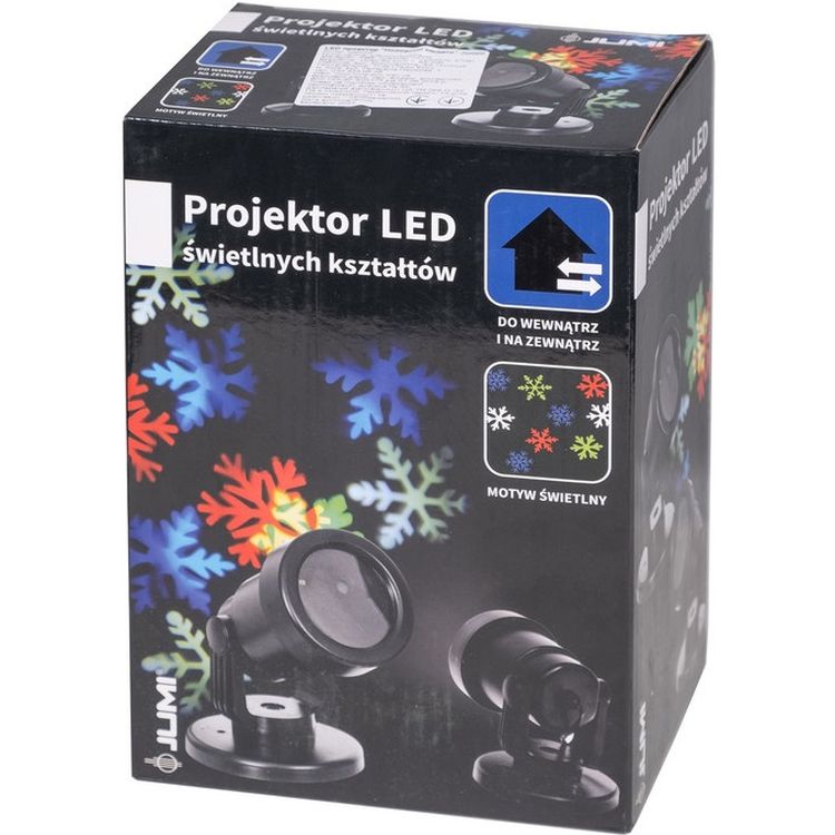 LED проєктор Jumi Новорічні декорації Сніжинки (5900410348110_2) - фото 5