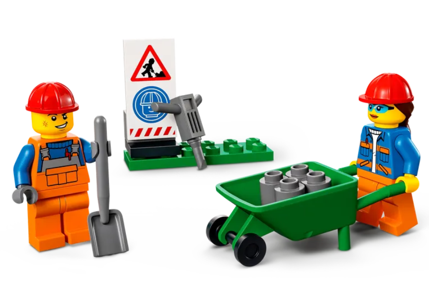 Конструктор LEGO City Бетономешалка, 85 деталей (60325) - фото 4