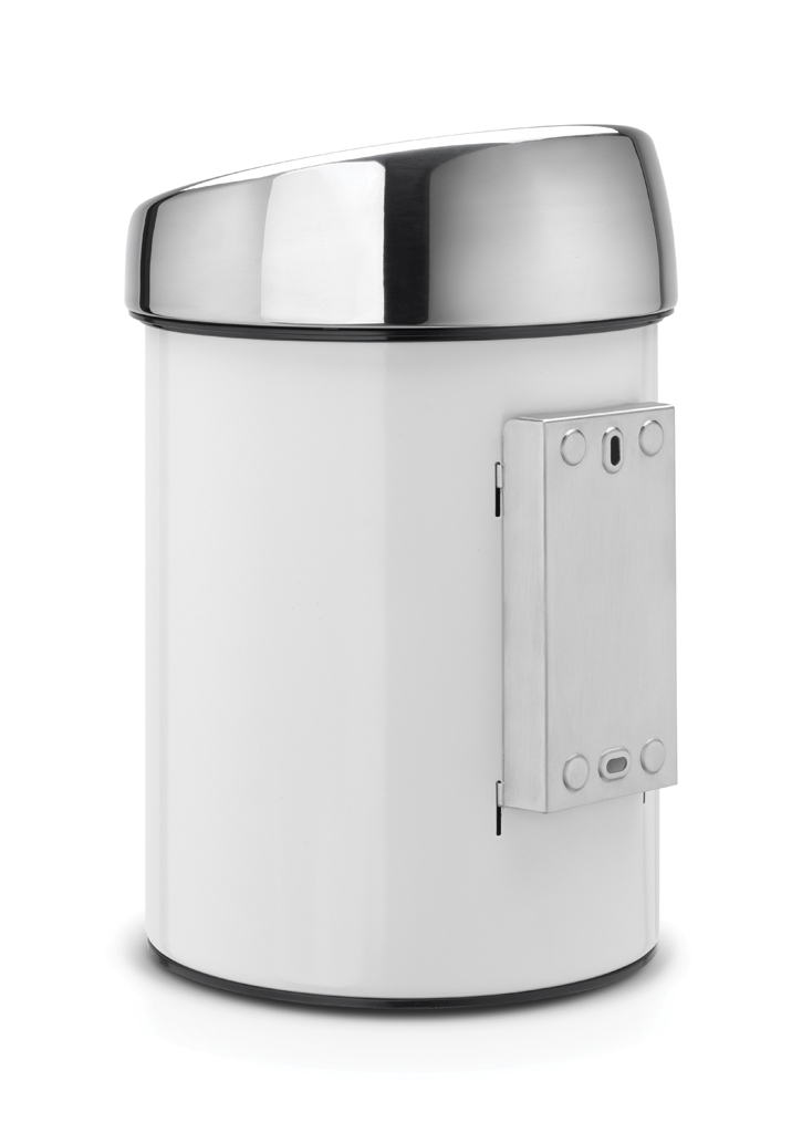 Бак для сміття Brabantia Touch Bin, 3 л, білий (364488) - фото 2