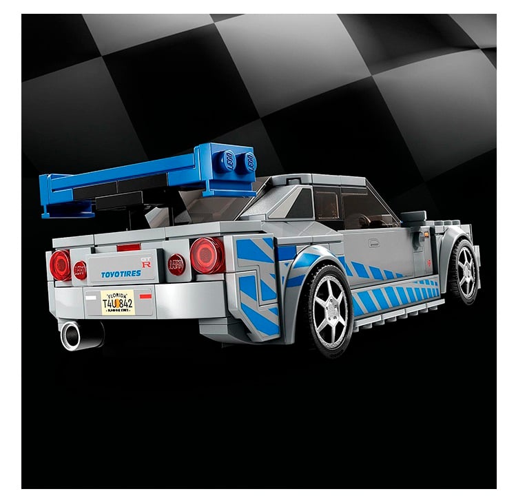 Конструктор LEGO Speed Champions Подвійний форсаж Nissan Skyline GT-R (R34), 319 деталей (76917) - фото 3