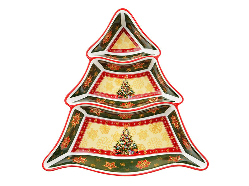 Менажниця Lefard Christmas Collection, 24х24х5 см (986-002) - фото 1