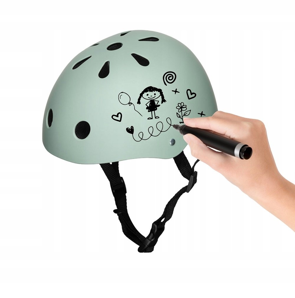 Защитный шлем MoMi Mimi, матовый зеленый (ROBI00050) - фото 6