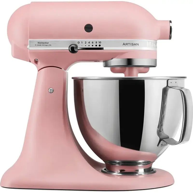 Планетарний міксер KitchenAid Artisan 4.8 л суха троянда (5KSM175PSEDR) - фото 1