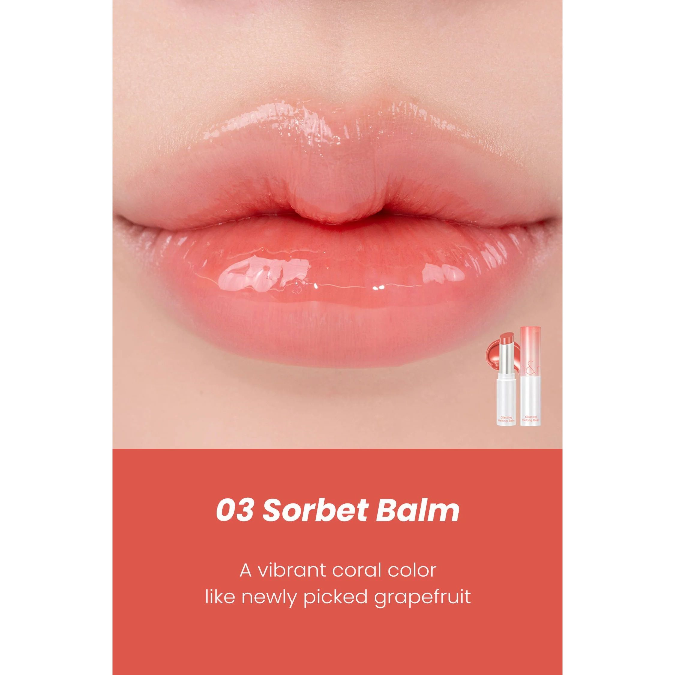 Бальзам для губ Rom&nd Glasting Melting Balm 03 Sorbet Balm 3.5 г - фото 3