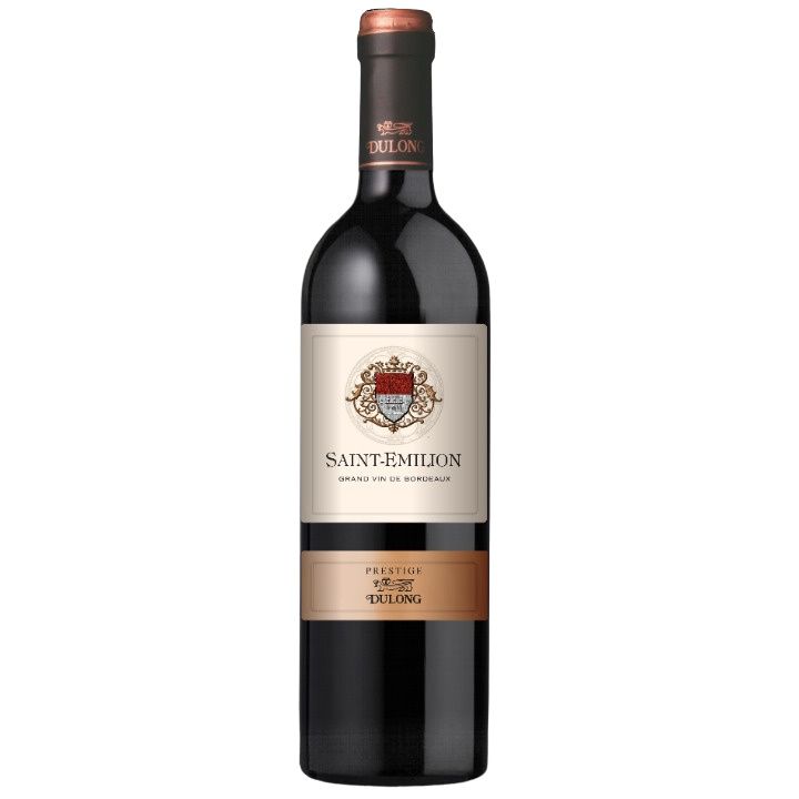 Вино Dulong Saint-Emilion Prestige, красное, сухое, 12,5-13,5%, 0,75 л - фото 1