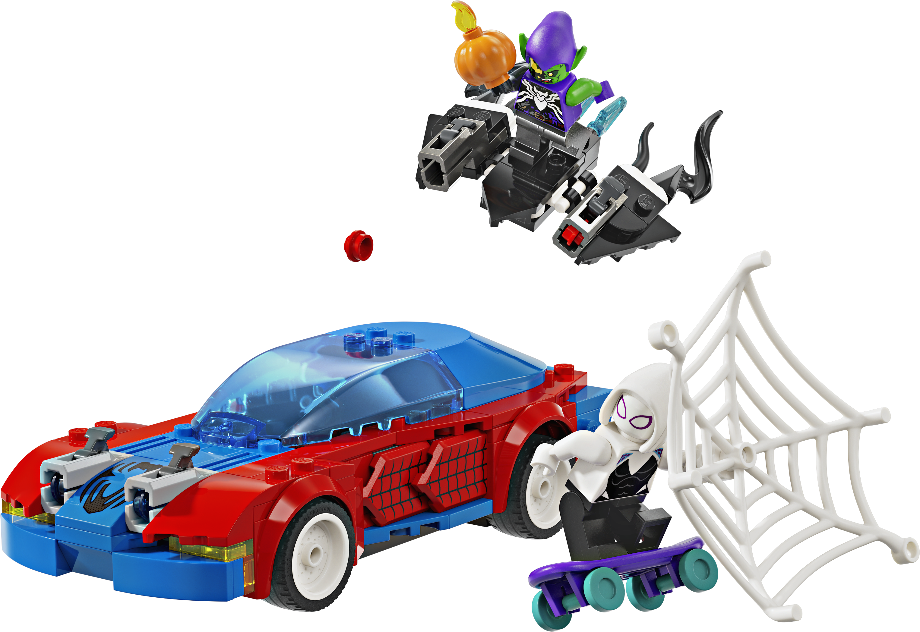 Конструктор LEGO Super Heroes Marvel Автомобіль для перегонів Людини-Павука й Зелений Гоблін з отрутою Венома 227 деталі (76279) - фото 2