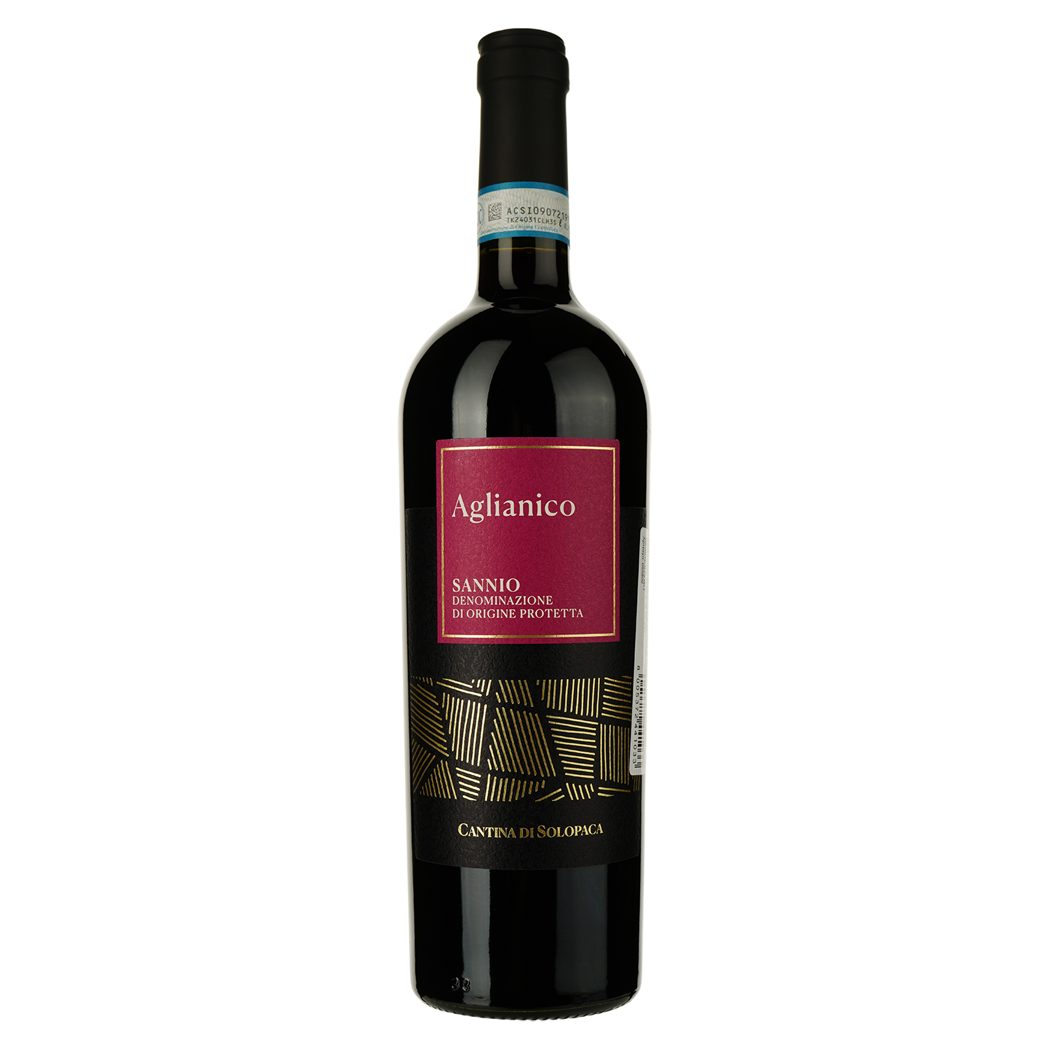 Вино Solopaca Aglianico Sannio Prime Vigne красное сухое 0.75 л - фото 1