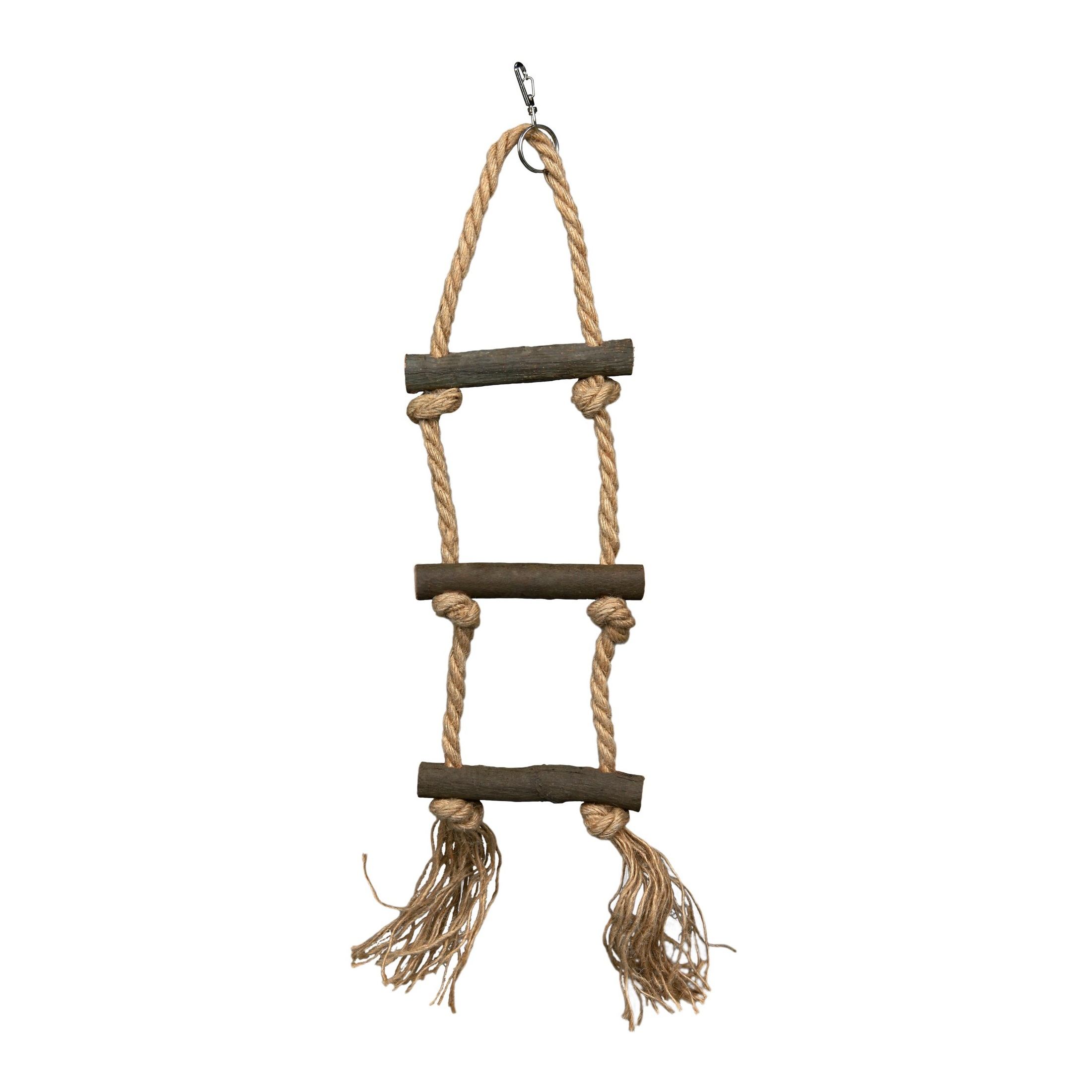 Игрушка для птиц Trixie Natural Living Подвесная, Лесенка веревочная, 40 см (5186) - фото 1