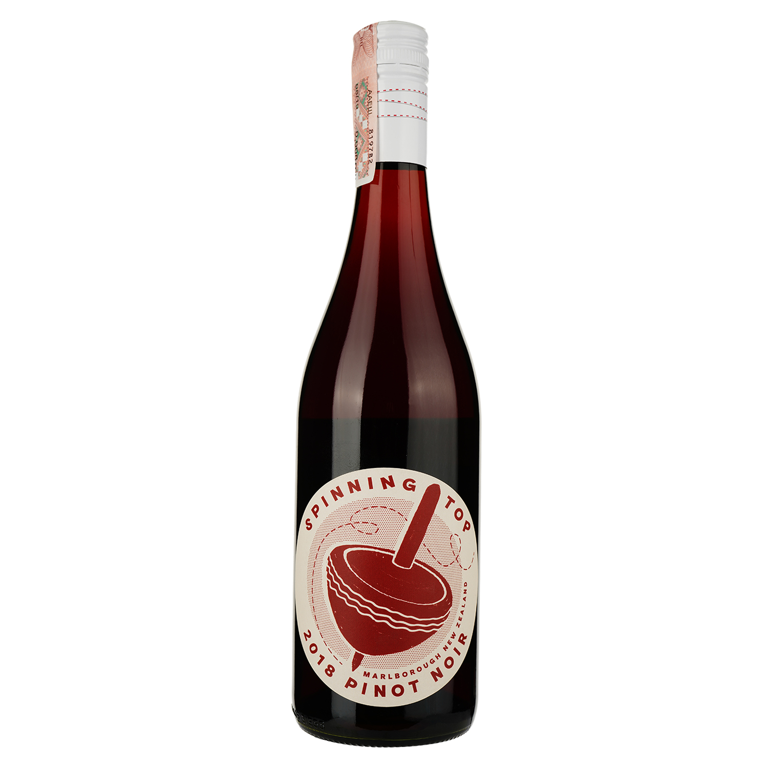 Вино Spinning Top Pinot Noir, червоне, сухе, 13%, 0,75 л (35395) - фото 1