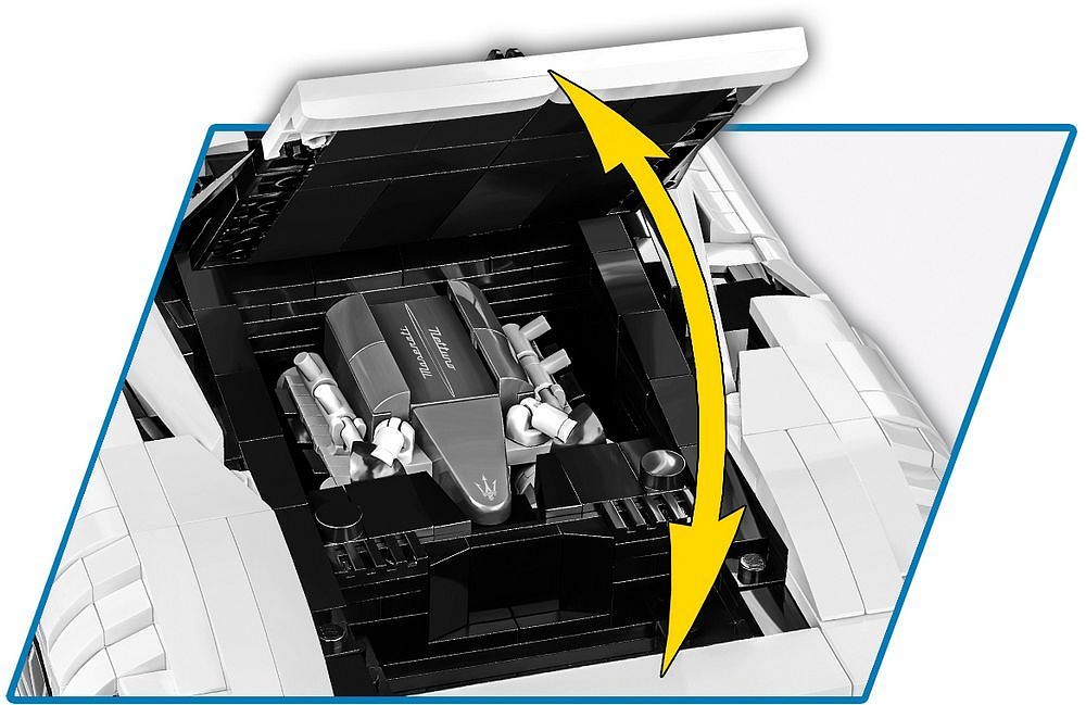 Конструктор Cobi Мазераті MC20 масштаб 1:12, 2269 деталей (COBI-24335) - фото 7