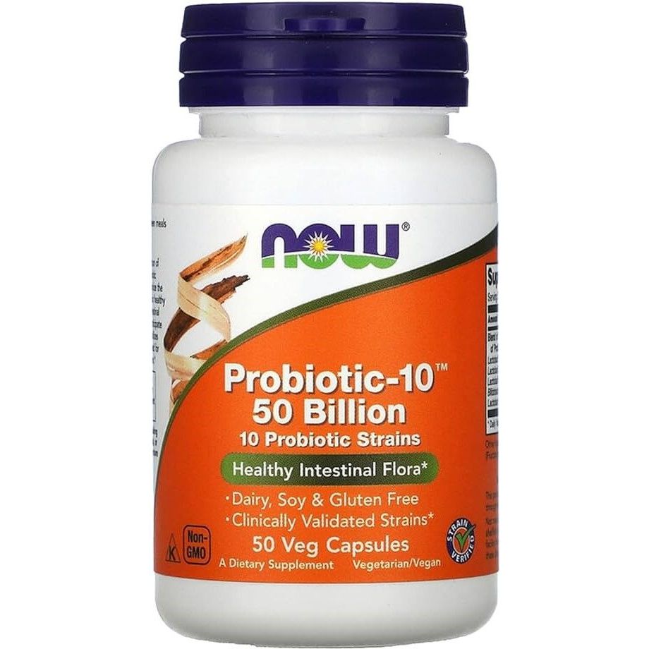 Пробиотик-10 Now 50 млрд 50 капсул - фото 1